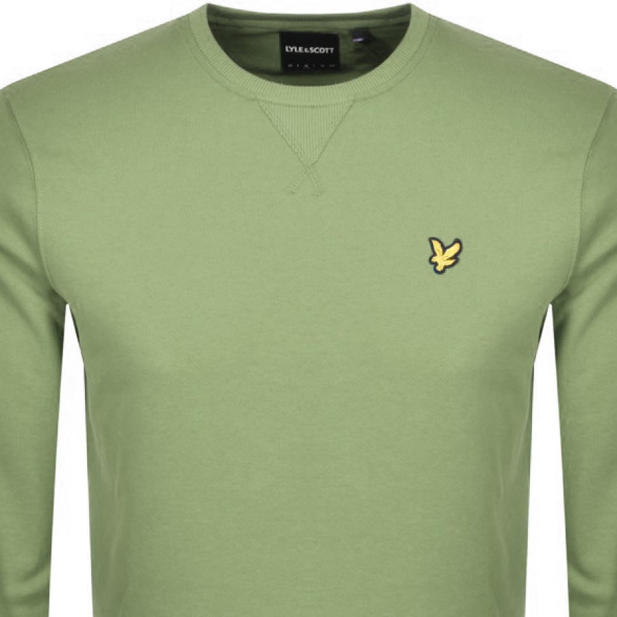 Alternative Image for ProductLyle And Scott Crew Neck Sweatshirt Green2
